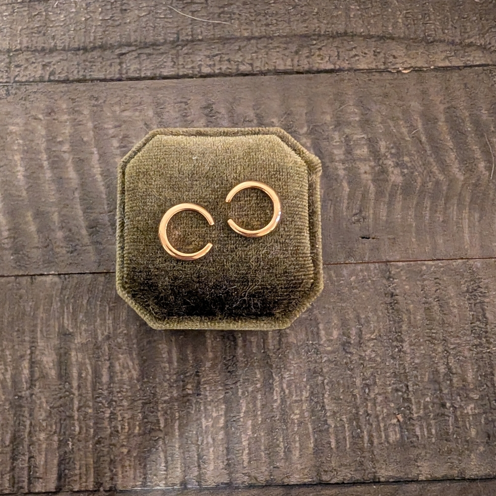 Gold Hoop Cuffs